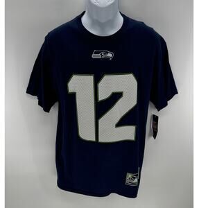 NFL Seattle Seahawks Large #12 Fan t shirt NWT